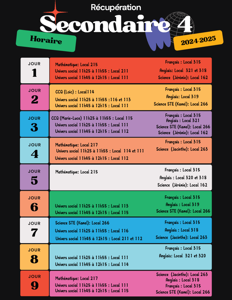 Horaire recuperations 2024 2025 Page 4