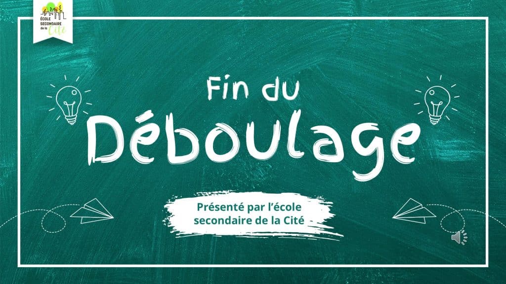 Fin du deboulage Version 1