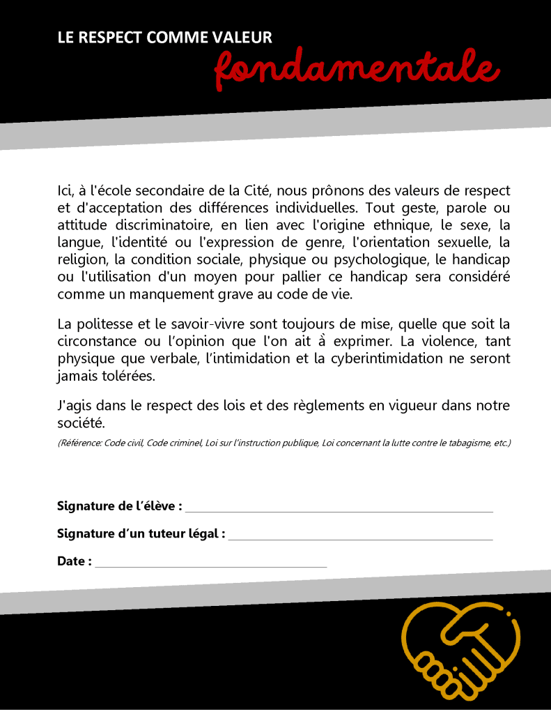 Code de vie 2025 2026 Page 1