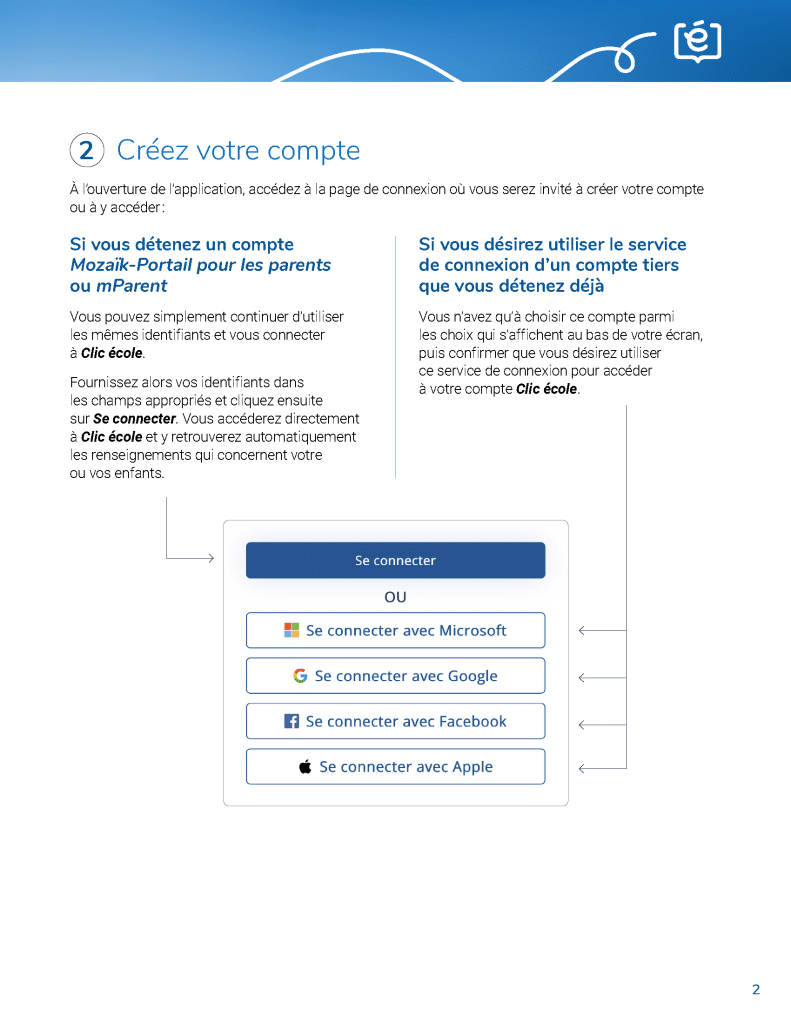 procedure creation compte clicecole Page 2
